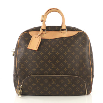 Louis Vuitton Evasion Travel Bag Monogram Canvas MM Brown 42196124