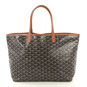 Goyard St. Louis Tote Coated Canvas PM Black 42196125
