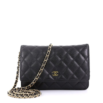 Chanel Wallet on Chain Quilted Caviar Black 4219646
