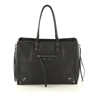 Balenciaga B4 Zip Around Tote Leather Black 4219647