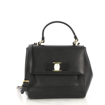Salvatore Ferragamo Carrie Vara Shoulder Bag Saffiano 4219652
