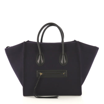 Celine Phantom Bag Felt Medium Purple 4219657