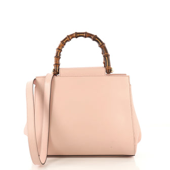 Gucci Nymphaea Tote Leather Small Pink 4219680