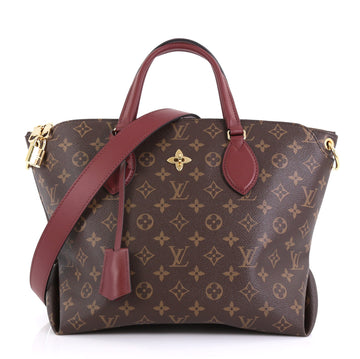 Louis Vuitton Flower Zipped Tote Monogram Canvas MM
