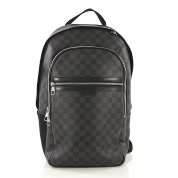 Louis Vuitton Michael Backpack Damier Graphite Black 422172