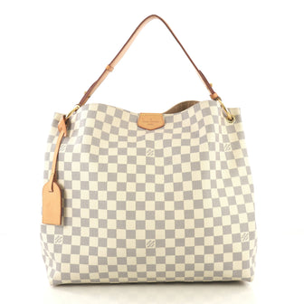 Louis Vuitton Graceful Handbag Damier MM Neutral 422281