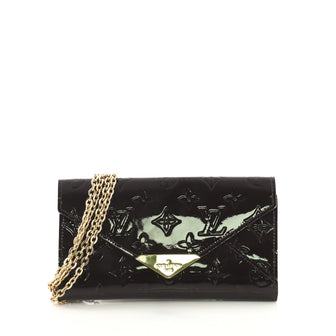 Louis Vuitton Mira Chain Clutch Monogram Vernis