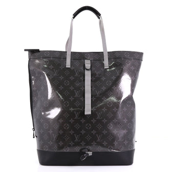 Louis Vuitton Zipped Tote Limited Edition Monogram Glaze Eclipse 