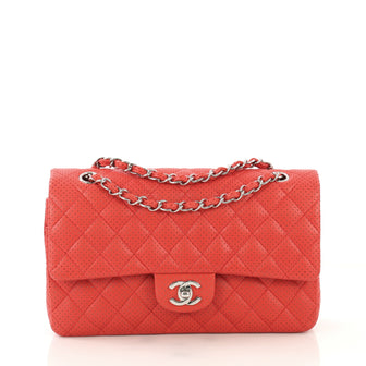 Chanel Classic Double Flap Bag Quilted Perforated Lambskin 4225125