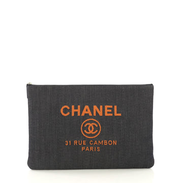 Chanel Model: Deauville Pouch Denim Large Blue 42251/30