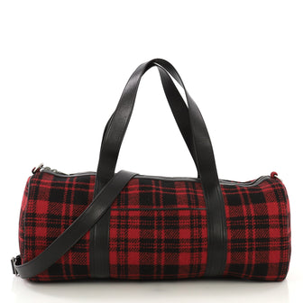 Saint Laurent Convertible Weekender Bag Wool - Rebag
