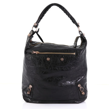 Balenciaga Day Hobo Giant Studs Leather 