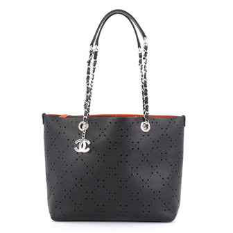 Chanel Model: Shopping Tote Perforated Caviar Small Black 42251/52