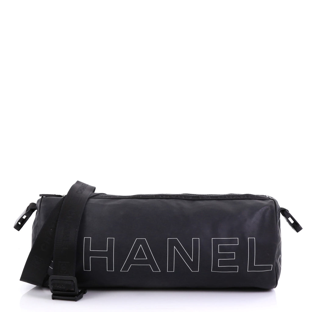 Chanel Sport Line Duffle Bag Printed Rubberized Leather 4225929