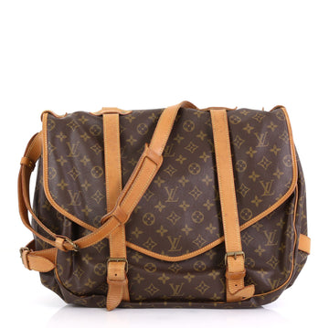 Louis Vuitton Saumur Handbag Monogram Canvas 43