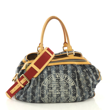 Louis Vuitton Cabas Raye Limited Edition Denim GM Blue 4226120