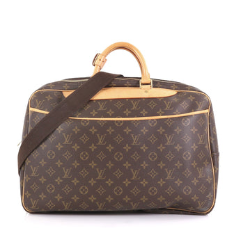 Louis Vuitton Alize Bag Monogram Canvas 24 Heures Brown 422615
