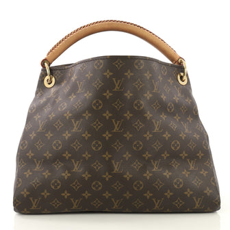 Louis Vuitton Artsy Handbag Monogram Canvas MM Brown 422683