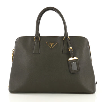 Prada Promenade Bag Saffiano Leather Large Green 422745
