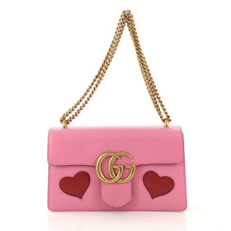Gucci Marmont Chain Shoulder Bag Patchwork Leather Medium - Rebag