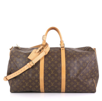 Louis Vuitton Keepall Bandouliere Bag Monogram Canvas 55