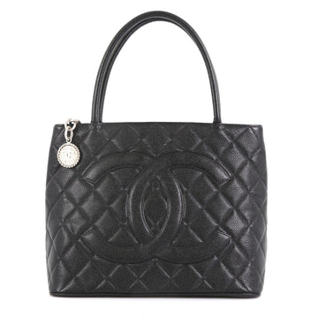 Chanel Medallion Tote Quilted Caviar