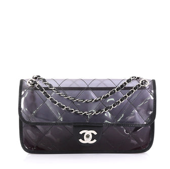 Chanel Naked Flap Bag Quilted PVC 
