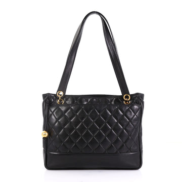Chanel Vintage Shopping Tote Quilted Lambskin Medium