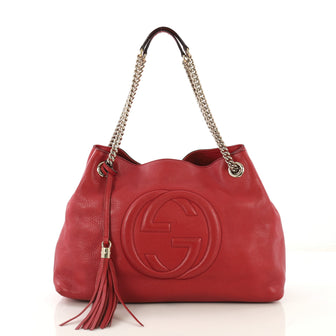 Gucci Soho Chain Strap Shoulder Bag Leather Medium