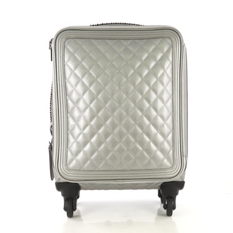 Chanel Coco Case Rolling Trolley Quilted Caviar