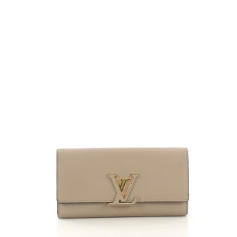 Louis Vuitton Capucines Wallet Leather
