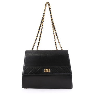 Chanel Vintage Mademoiselle Flap Bag Quilted Lambskin Medium