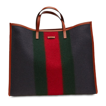 Gucci Felt Tote Felt Signature Large