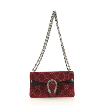 Gucci Dionysus Bag GG Velvet Mini Black 424008