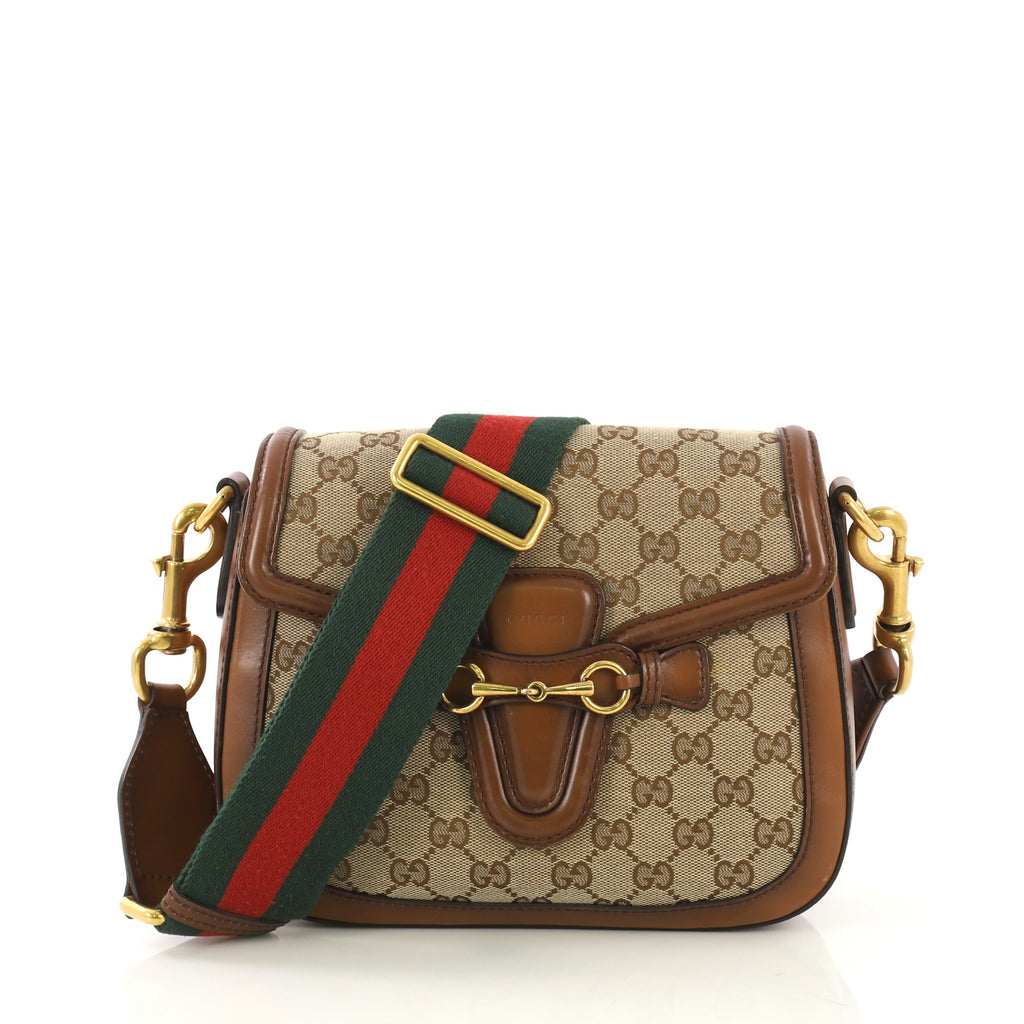 Den anden dag Anoi hjælp Gucci Lady Web Shoulder Bag GG Canvas Medium - Rebag