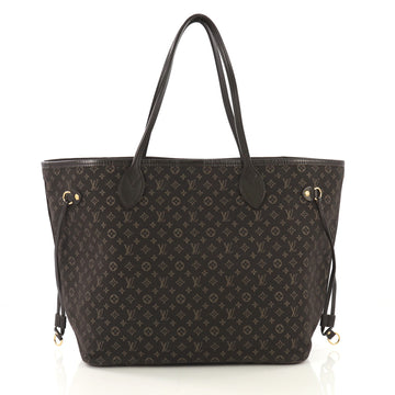 Louis Vuitton Neverfull Tote Monogram Idylle MM Brown 424171