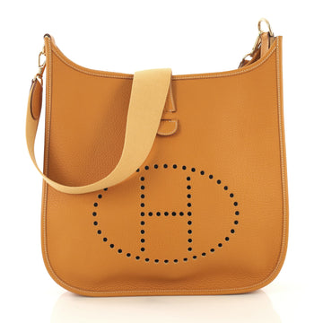 Hermes Evelyne Crossbody Gen I Fjord GM - Designer Handbag - Rebag