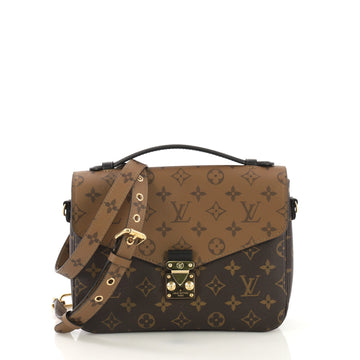 Louis Vuitton Pochette Metis Reverse Monogram Canvas Brown 4243001