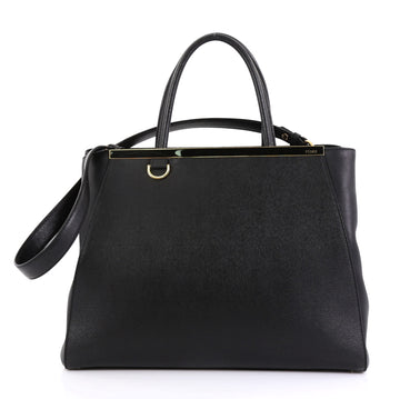 Fendi 2Jours Bag Leather Medium - Designer Handbag - Rebag