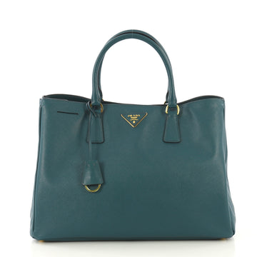 Lux Open Tote Saffiano Leather Large