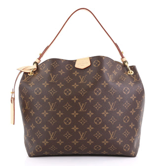 Louis Vuitton Graceful Handbag Monogram Canvas PM Brown 424671