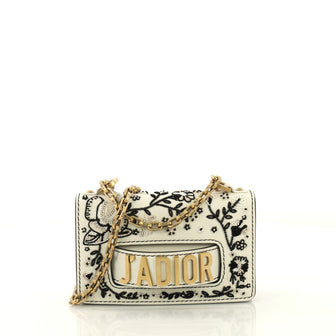 Christian Dior J'adior Flap Bag Embellished Leather Mini 424791