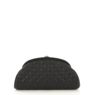 Chanel Timeless Clutch Quilted Caviar Black 424911