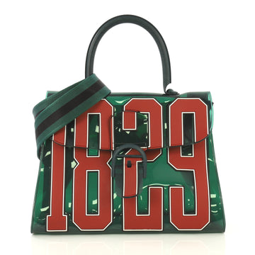 Delvaux Brillant Top Handle Bag Limited Edition Vinyl GM 424971