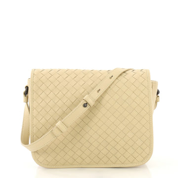 Bottega Veneta Flap Crossbody Bag Intrecciato Nappa Small