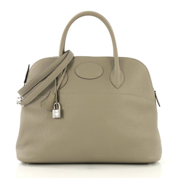 Hermes Bolide Handbag Clemence 31 Green 425174