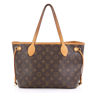 Louis Vuitton Neverfull Tote Monogram Canvas PM Brown 425241