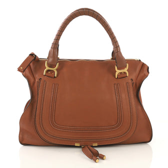 Chloe Marcie Shoulder Bag Leather Large - Designer Handbag - Rebag