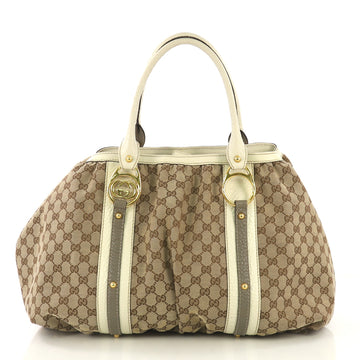 Gucci Interlocking Tote GG Canvas Medium
