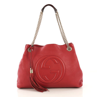 Gucci Soho Chain Strap Shoulder Bag Leather Medium  42541/1